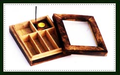 wooden incense box