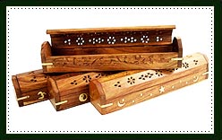 wooden incense sticks box